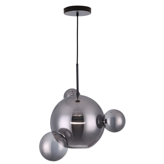 Multiverse lampa wisząca LED czarna 1+3 , 338111-02 REALITY - zdjęcie produktu